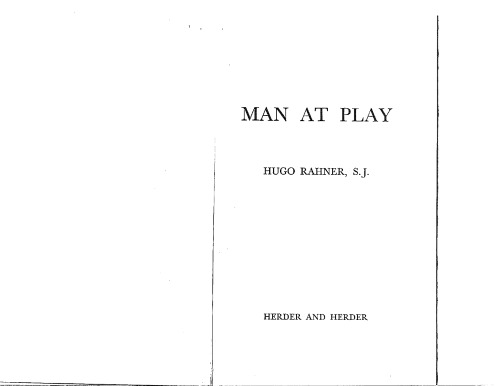 Man at play