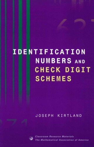 Identification Numbers and Check Digit Schemes (Classroom Resource Materials)