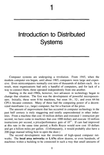 Distributed Operating Systems