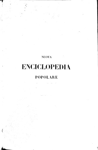 nuova enciclopedia popolare ovvero dizionario generale di scienze, lettere, arti, storia, geografia, ecc. ecc. - volume 5 (E-FUTURO)