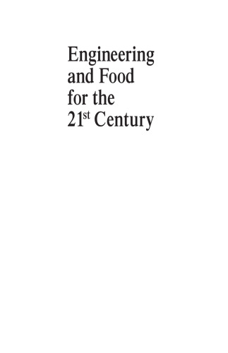 Engineering and Food for the 21st Century
