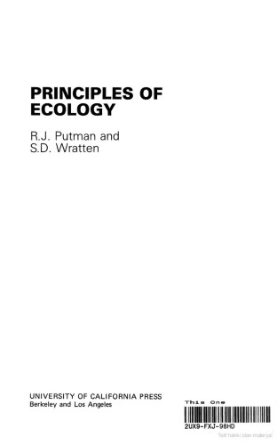 Principles of Ecology