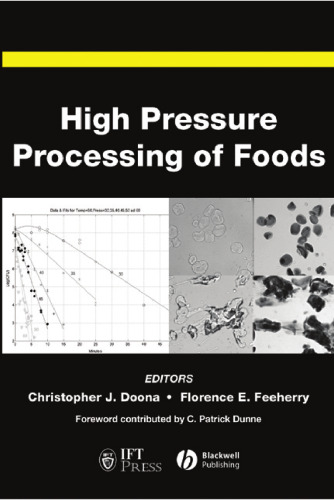 High Pressure Processing of Foods (Institute of Food Technologists Series)