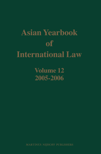 Asian Yearbook of International Law 2005-2006 (Asian Yearbook of International Law)