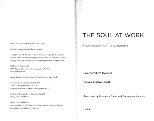 The soul at work: from alienation to autonomy