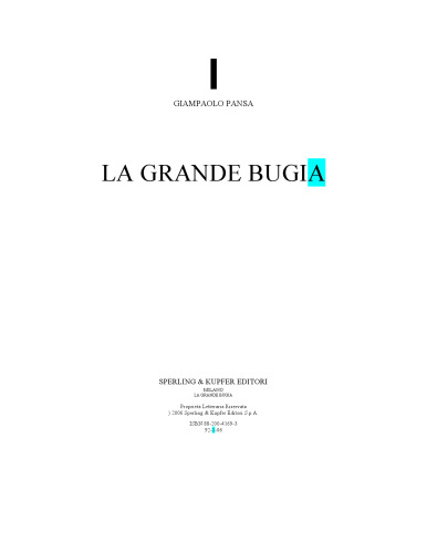 La grande bugia