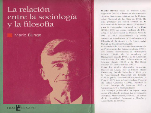 La relación entre la sociología y la filosofía