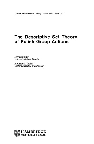 The Descriptive Set Theory of Polish Group Actions