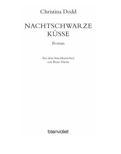 Nachtschwarze Küsse