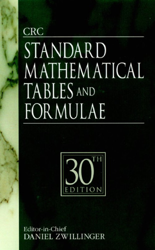 CRC standard mathematical tables and formulae