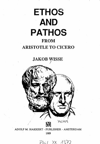 Ethos and Pathos from Aristotle to Cicero