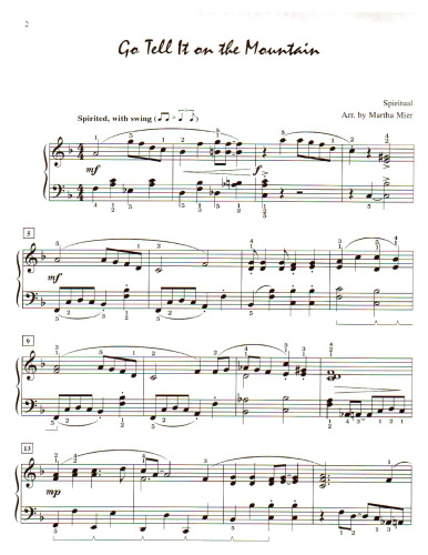 Christmas Jazz, Rags & Blues, Bk 1