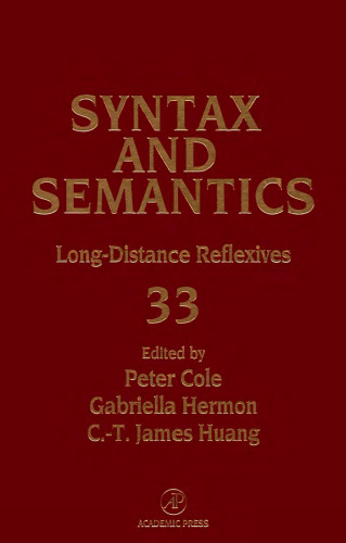 Syntax and Semantics Volume 33: Long Distance Reflexives
