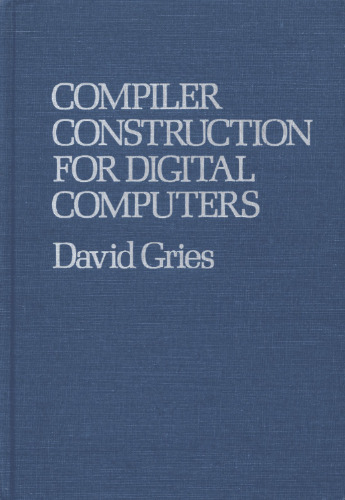 Compiler Construction for Digital Computers