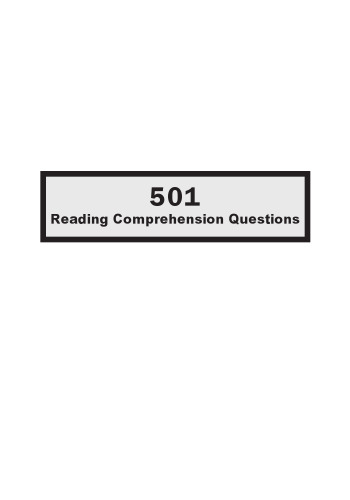 501 Reading Comprehension Questions