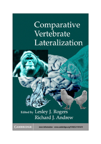 Comparative Vertebrate Lateralization
