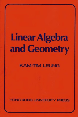 Linear Algebra and Geometry