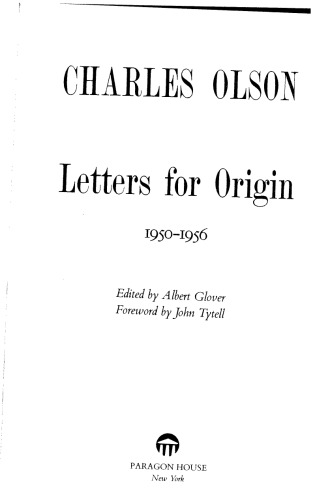 Letters for Origin 1950-1956