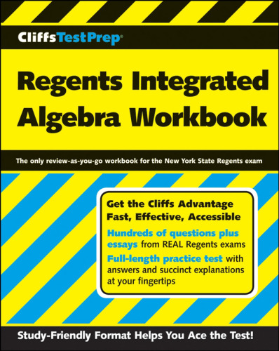CliffsTestPrep Regents Integrated Algebra Workbook (Cliffstestprep Regents)