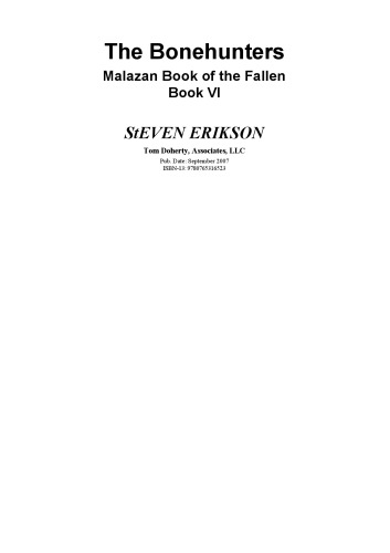 The Bonehunters (The Malazan Book of the Fallen, Book 6)