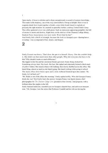 A Little Class on Murder