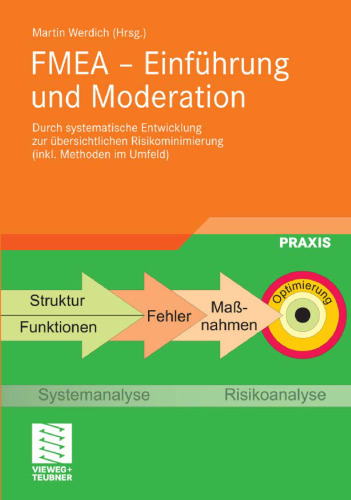 FMEA – Einführung und Moderation: Durch systematische Entwicklung zur übersichtlichen Risikominimierung (inkl. Methoden im Umfeld)