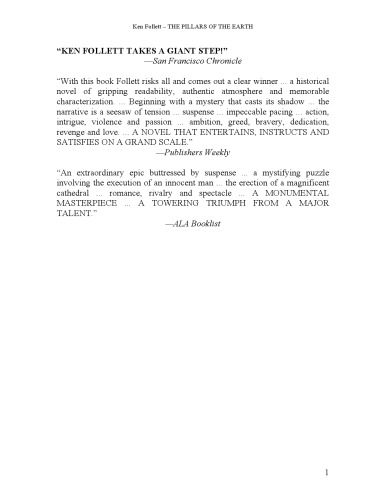 The Pillars of the Earth