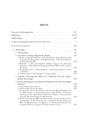 Die Ägäische Frühzeit: 2. Serie: Forschungsbericht 1975-2002. 2. Band: Teil 1 und Teil 2: Die Frühbronzezeit in Griechenland mit Ausnahme von Kreta