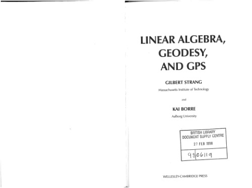 Linear Algebra, Geodesy, and GPS