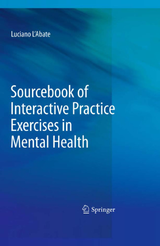 Sourcebook of Interactive Practice Exercises in Mental Health