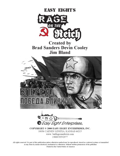 Rage on the Reich - Battleground World War II (Easy Eight Enterprises)