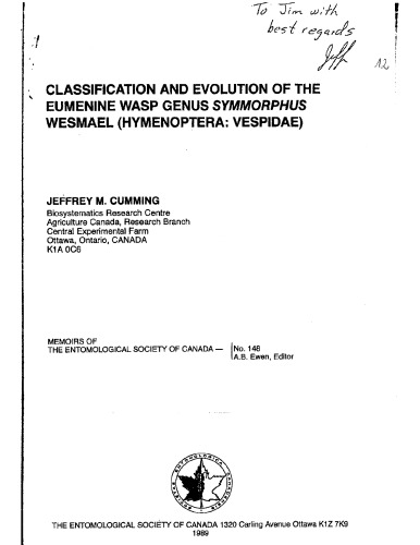 Classification and evolution of the eumenine wasp genus Symmorphus Wesmael (Hymenoptera: Vespidae)