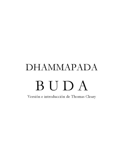 Dhammapada Buda