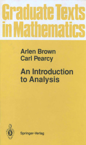 An Introduction to Analysis