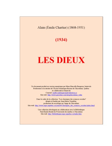 Les Dieux