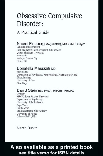 Obsessive Compulsive Disorders: A Practical Guide