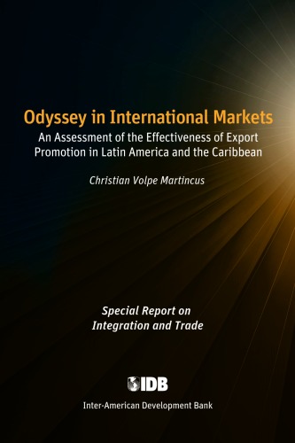 Odyssey in International Markets: An Assessment of the Effectiveness of Export Promotion in Latin America and the Caribbean