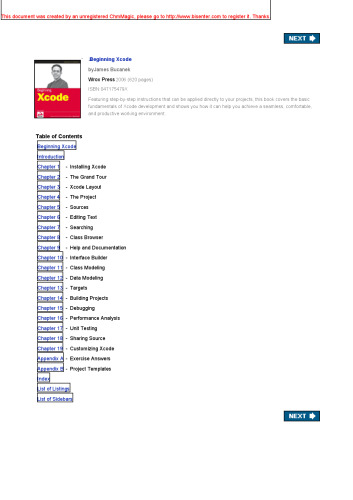 Beginning Xcode (Programmer to Programmer)