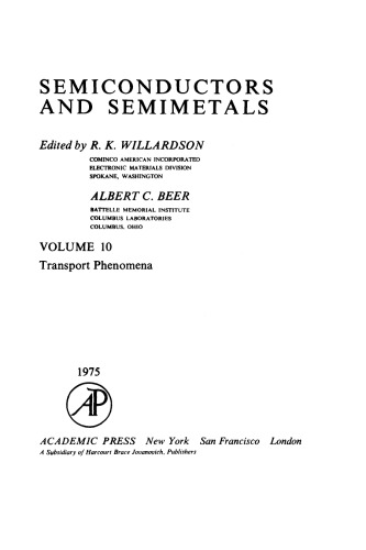 Transport Phenomena