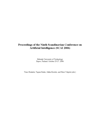 Proceedings of the Ninth Scandinavian Conference on Artificial Intelligence (SCAI 2006)