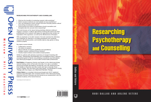 Researching Psychotherapy and Counselling