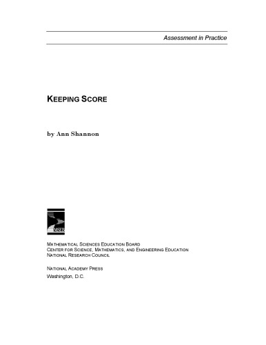 Keeping Score (Assessment in Practice)
