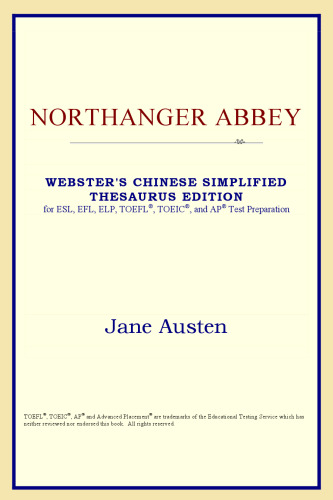 Northanger Abbey (Webster's Chinese-Traditional Thesaurus Edition)