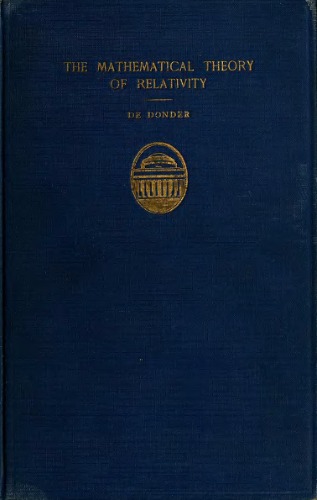 The mathematical theory of relativity