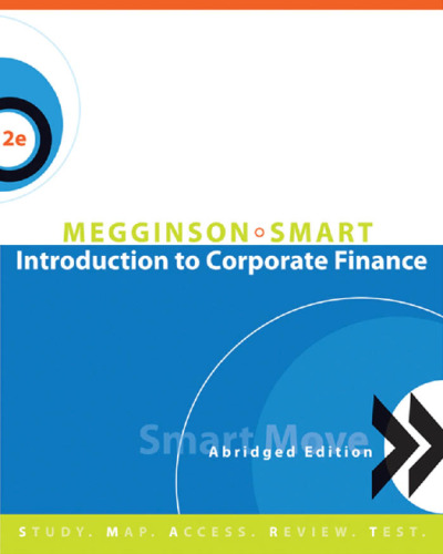 Introduction to Corporate Finance, Abridged Edition (with SMARTMoves Printed Access Card & Thomson ONE)
