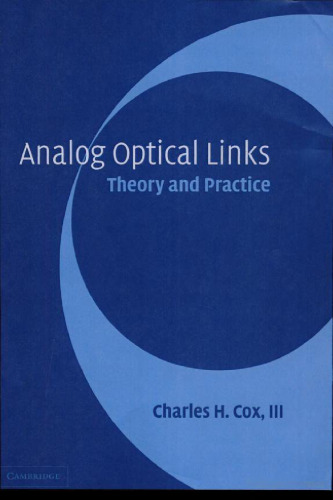 Analog Optical Links: Theory and Practice