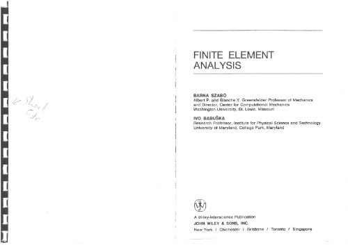 Finite Element Analysis