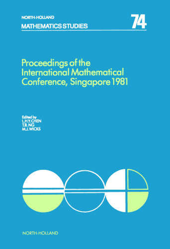 International Mathematical Conference 1982: Proceedings (Mathematics Studies)
