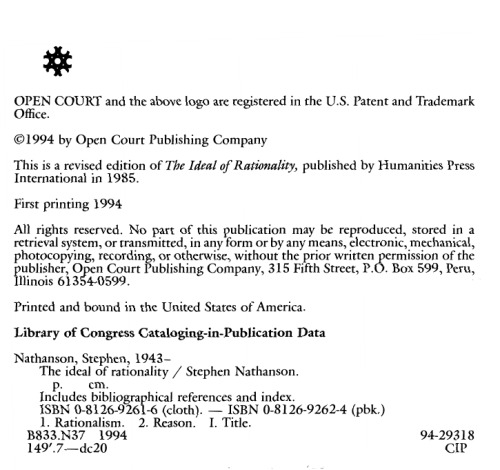 Ideal of Rationality: A Defense, Within Reason