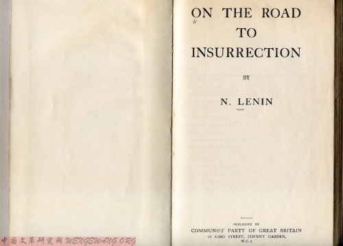 On the Road to Insurrection